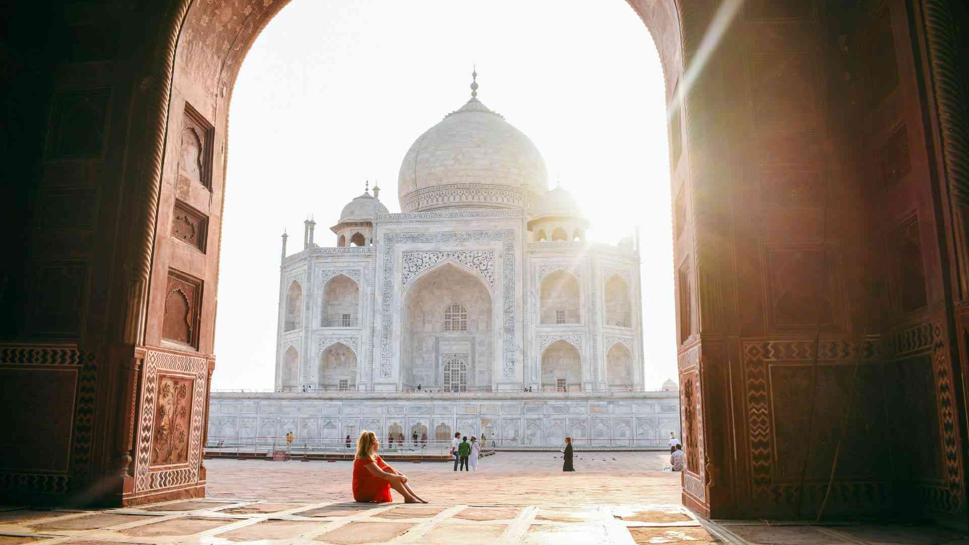 Taj Mahal, Agra, India by Hayley Ovens